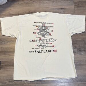 VTG Y2K Salt Lake City Utah 2002 Winter Olympics tshirt men’s size large